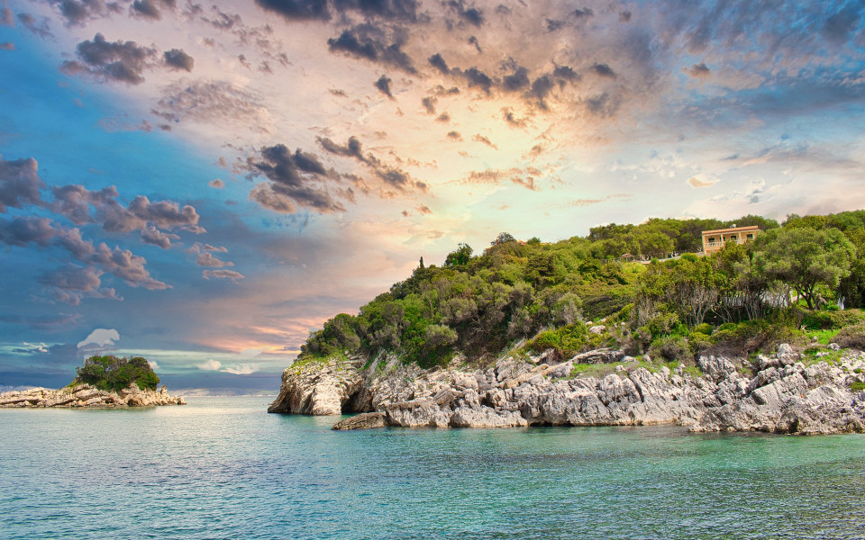Küstenlandschaft auf Korfu