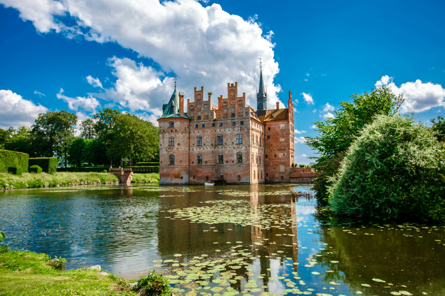 Schloss Egeskov in D&auml;nemark